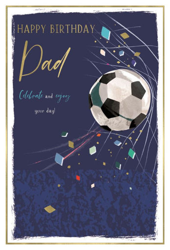 Picture of HAPPY BIRTHDAY DAD FOOTBALL BIRTHDAY CARD